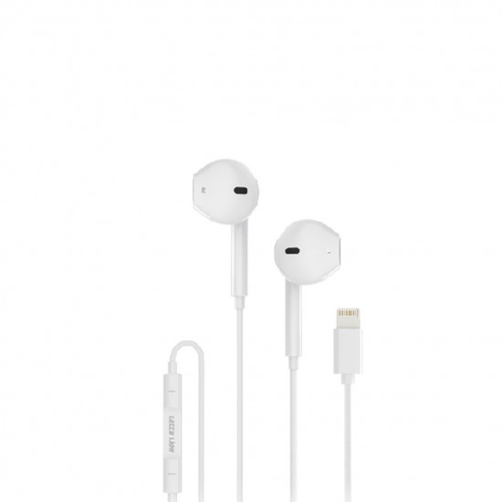 Green Lion Wired Stereo Earphones with Type-C Connector - White Green Lion Wired Stereo Earphones with Type-C Connector - White