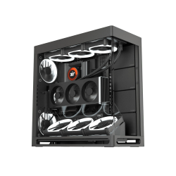 HAVN HS 420 Mid Tower Gaming Case (VGPU Edition) - Black