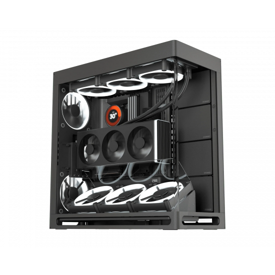 HAVN HS 420 Mid Tower Gaming Case (Base Edition) - Black