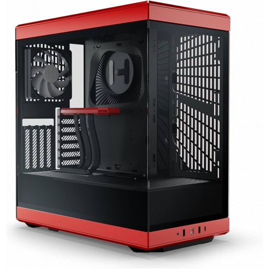 HYTE Y40 ATX Mid-Tower Case - Black Red HYTE Y40 ATX Mid-Tower Case - Black Red