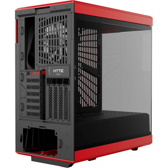 HYTE Y40 ATX Mid-Tower Case - Black Red HYTE Y40 ATX Mid-Tower Case - Black Red