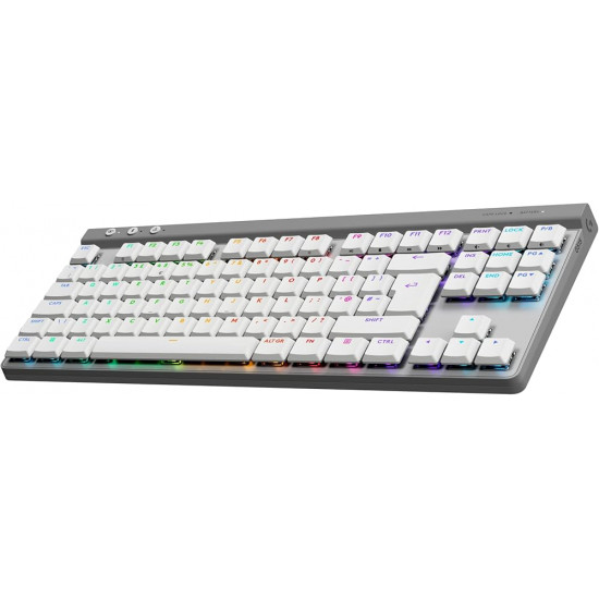 Logitech G515 TKL Lightspeed Wireless Gaming Keyboard (Tactile) - White