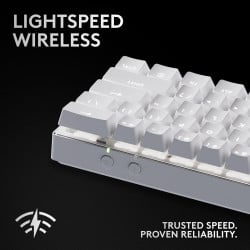 Logitech PRO X 60 LIGHTSPEED Wireless Gaming Keyboard (Tactile) - White Logitech PRO X 60 LIGHTSPEED Wireless Gaming Keyboard (Tactile) - White