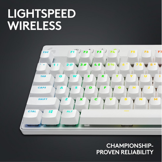 Logitech PRO X TKL LIGHTSPEED Gaming Keyboard - White Logitech PRO X TKL LIGHTSPEED Gaming Keyboard - White