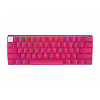 Logitech Pro X 60 Lightspeed Wireless Gaming Keyboard (Tactile) - Magenta