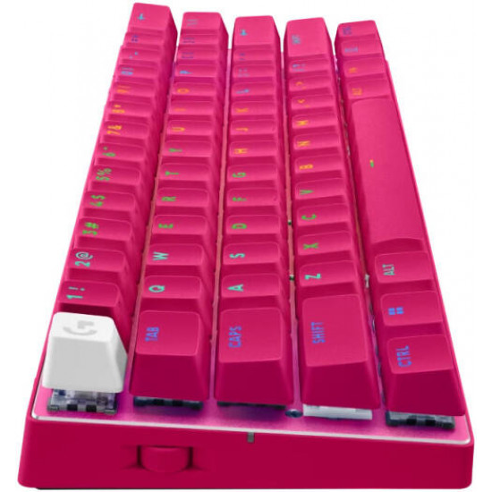 Logitech Pro X 60 Lightspeed Wireless Gaming Keyboard (Tactile) - Magenta Logitech Pro X 60 Lightspeed Wireless Gaming Keyboard (Tactile) - Magenta