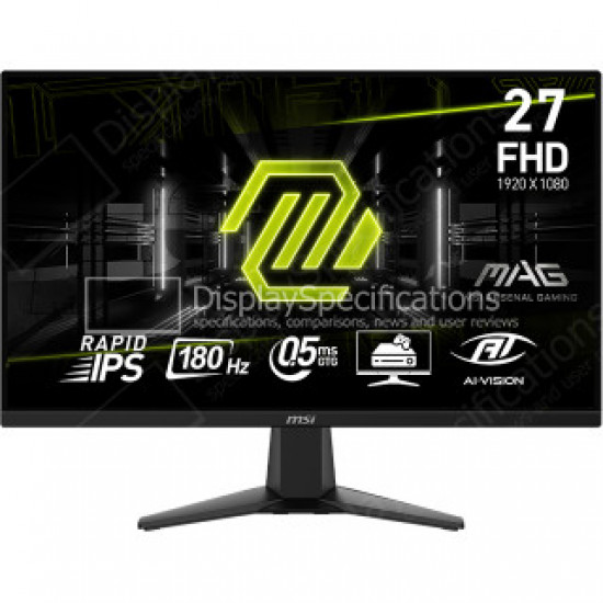 MSI MAG 275F 27" 180Hz 0.5ms FHD Gaming Monitor