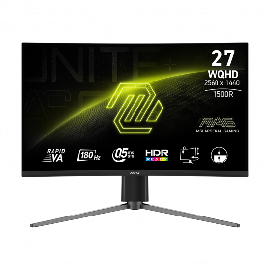 MSI MAG 27CQ6PF 27" QHD 180Hz Curved Gaming Monitor
