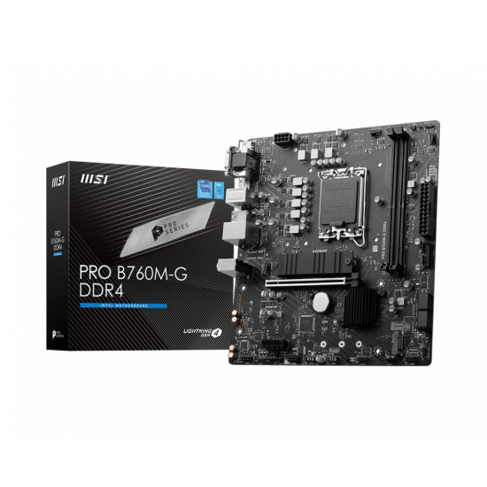 MSI PRO B760M-G DDR4 Motherboard