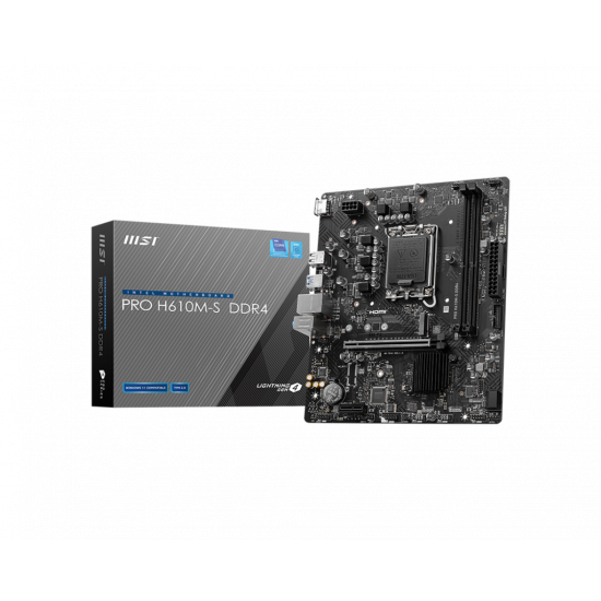 MSI PRO H610M-S DDR4 Motherboard