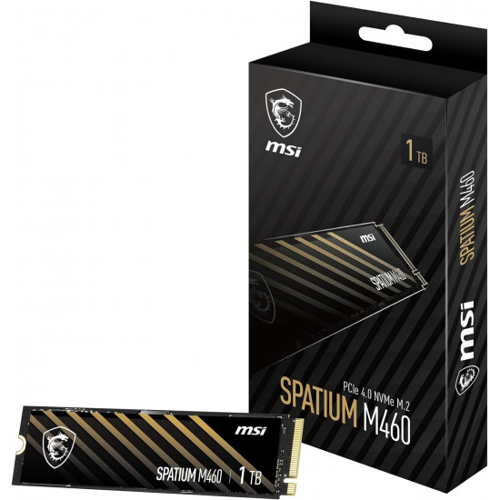 MSI Spatium M460 PCIe 4.0 NVMe M.2 1TB SSD MSI Spatium M460 PCIe 4.0 NVMe M.2 1TB SSD
