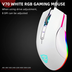 MotoSpeed V70 Gaming mouse - White