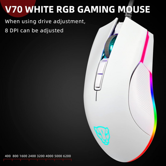 MotoSpeed V70 Gaming mouse - White MotoSpeed V70 Gaming mouse - White
