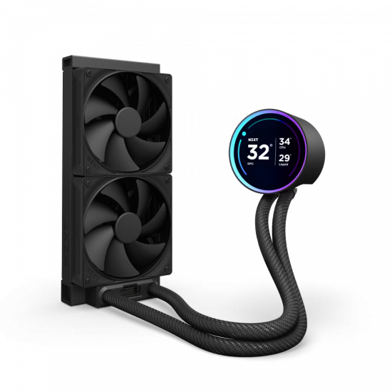 NZXT Kraken Elite 240mm LCD Liquid Cooler (2024) - Black