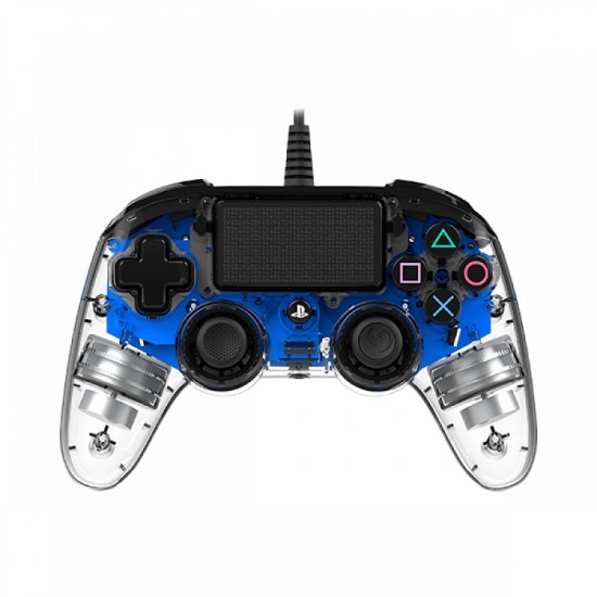 Nacon PS4 Wired Compact Controller (BLUE ILLUMINATED MODEL)