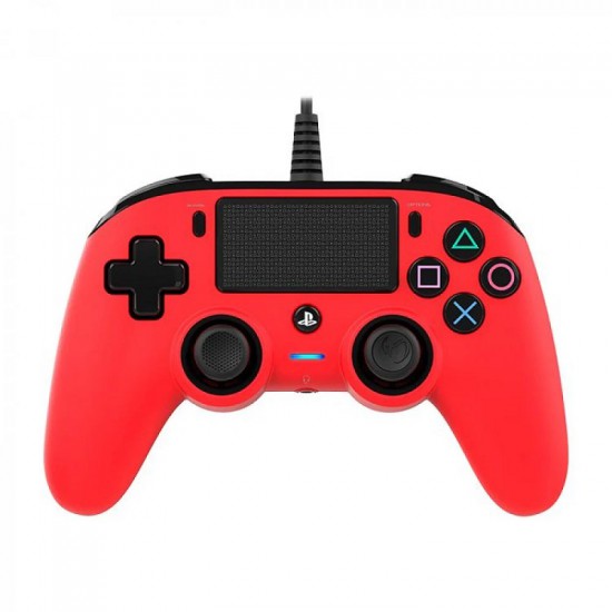 Nacon PS4 Wired Compact Controller - Red Nacon PS4 Wired Compact Controller - Red