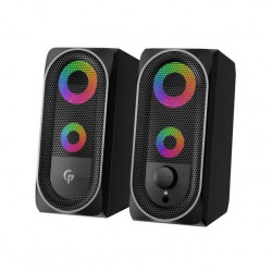Porodo Gaming Stereo Speakers 10W - Black