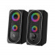 Porodo Gaming Stereo Speakers 10W - Black Porodo Gaming Stereo Speakers 10W - Black