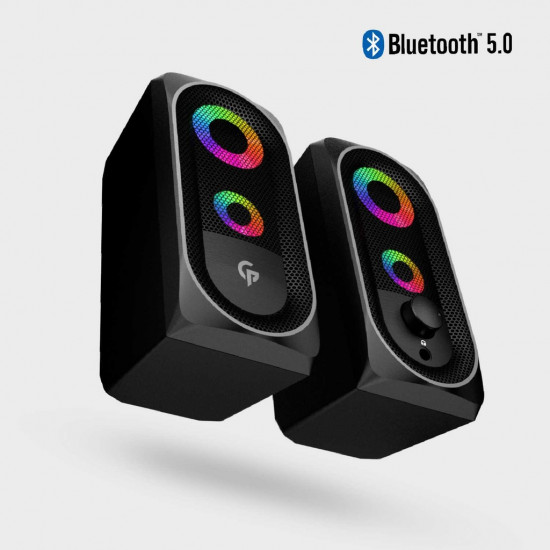 Porodo Gaming Stereo Speakers 10W - Black Porodo Gaming Stereo Speakers 10W - Black