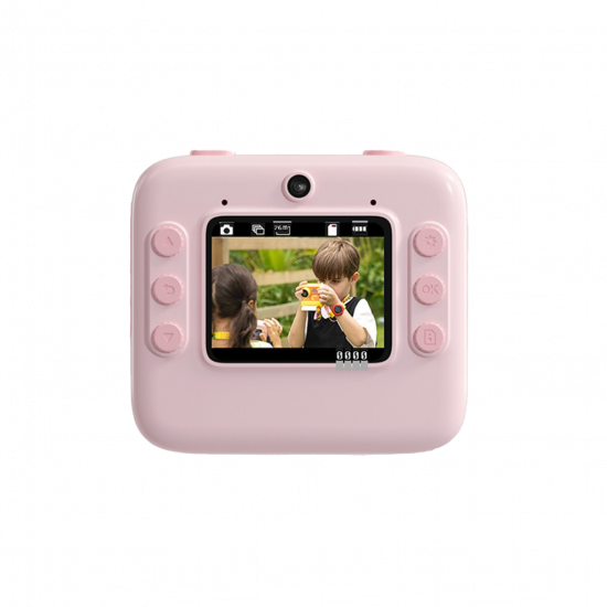 Porodo Kids Print Camera 1080P - Pink