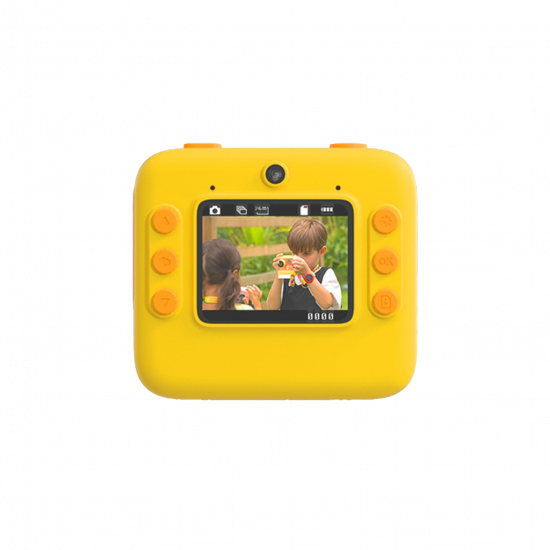 Porodo Kids Print Camera 1080P - Yellow