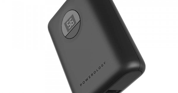 Powerology Ultra-Compact Power Bank 10000mAh PD 20W - Black