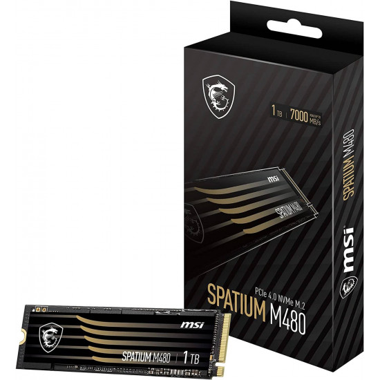 Msi Spatium M480 PRO PCIe 4.0 NVMe M.2 1tb Heatsink Msi Spatium M480 PRO PCIe 4.0 NVMe M.2 1tb Heatsink