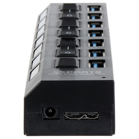USB3.0 hub to 7 x USB3.0 Ports with single switch to control USB3.0 hub to 7 x USB3.0 Ports with single switch to control