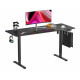 Devo Gaming Table - Agr Lite Frame - Black