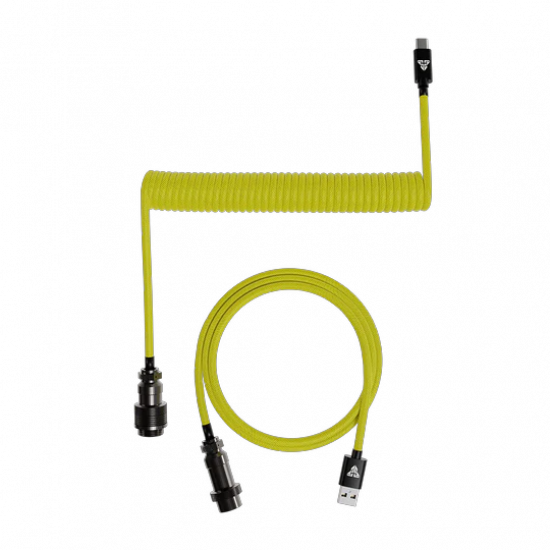 Fantech AC701 Coiled Cable - Sunshine Yellow