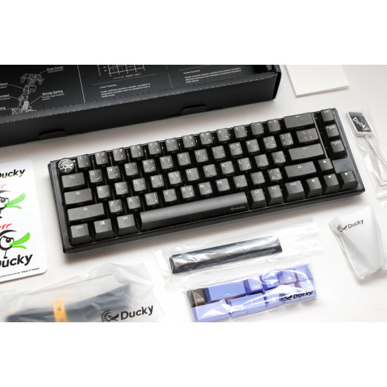 Ducky One 3 SF - Arabic - Speed Silver Switch - Black