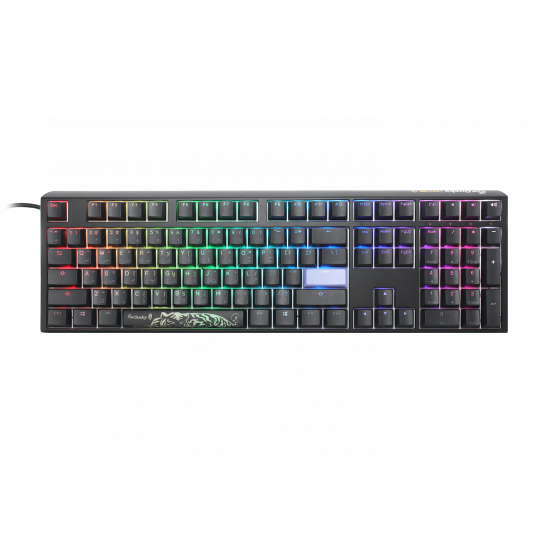 Ducky One 3 RGB 100% - Arabic - Cherry Blue - Black Ducky One 3 RGB 100% - Arabic - Cherry Blue - Black