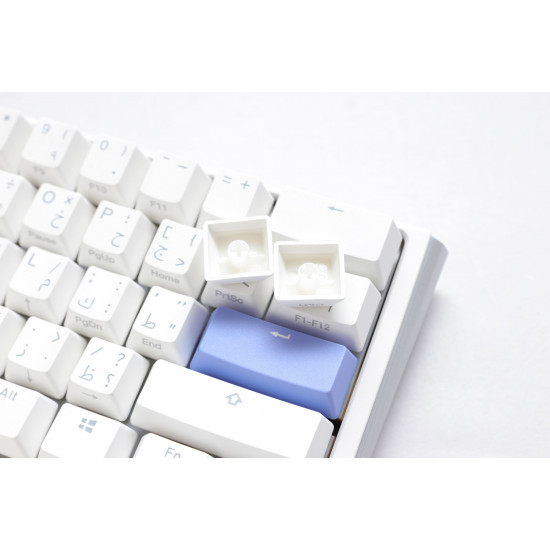 Ducky One 3 Mini - Arabic - Blue Switch - White