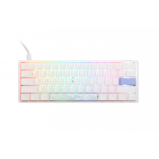Ducky One 3 Mini - Arabic - Blue Switch - White Ducky One 3 Mini - Arabic - Blue Switch - White