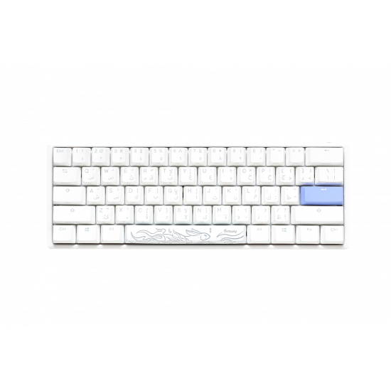 Ducky One 3 Mini - Arabic - Blue Switch - White Ducky One 3 Mini - Arabic - Blue Switch - White