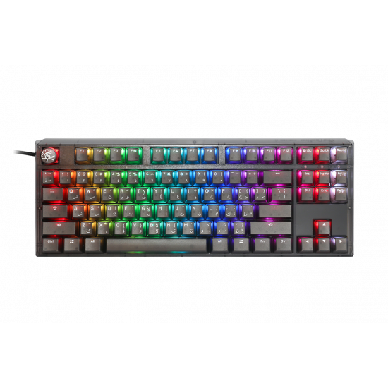 Ducky One 3 RGB TKL - Arabic - Cherry Red - Black Ducky One 3 RGB TKL - Arabic - Cherry Red - Black
