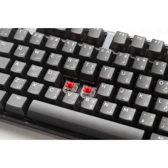 Ducky One 3 RGB TKL - Arabic - Cherry Red - Black