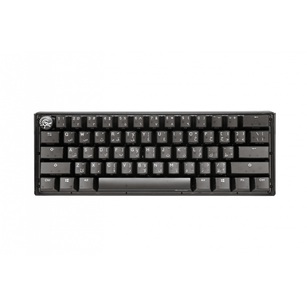 Mini Arabic Keyboard Ducky One 3 Aura Black Mini - Arabic - Silent Red Switch - Black