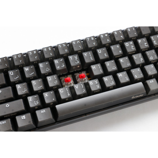 Ducky One 3 Aura Black Mini - Arabic - Red Switch - Black