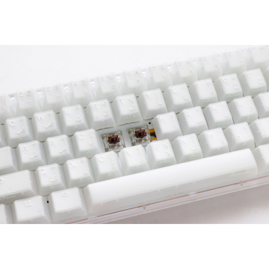 Ducky One 3 Aura White Mini - Arabic - Red Switch - White