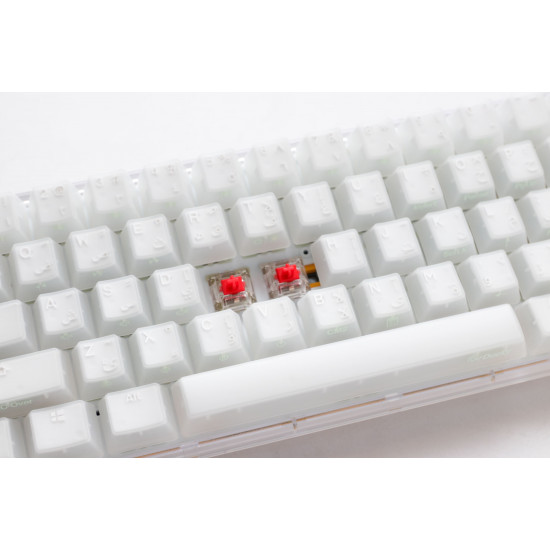 Ducky One 3 Aura White Mini - Arabic - Red Switch - White