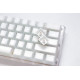 Ducky One 3 Aura White Mini - Arabic - Red Switch - White