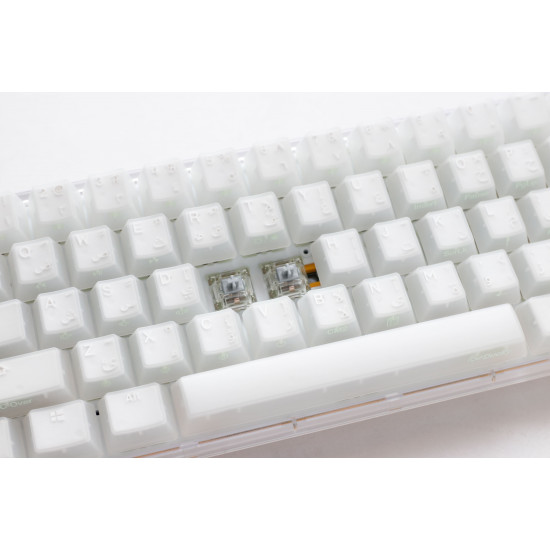 Ducky One 3 Aura White Mini - Arabic - Red Switch - White