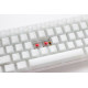 Ducky One 3 Aura White Mini - Arabic - Red Switch - White