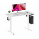 Devo Gaming Table - Agr Lite Frame - White