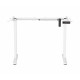 Devo Gaming Table - Agr Lite Frame - White