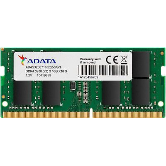 Adata Laptop Memory DDR4 32gb - 3200Mhz (1x32gb) Adata Laptop Memory DDR4 32gb - 3200Mhz (1x32gb)