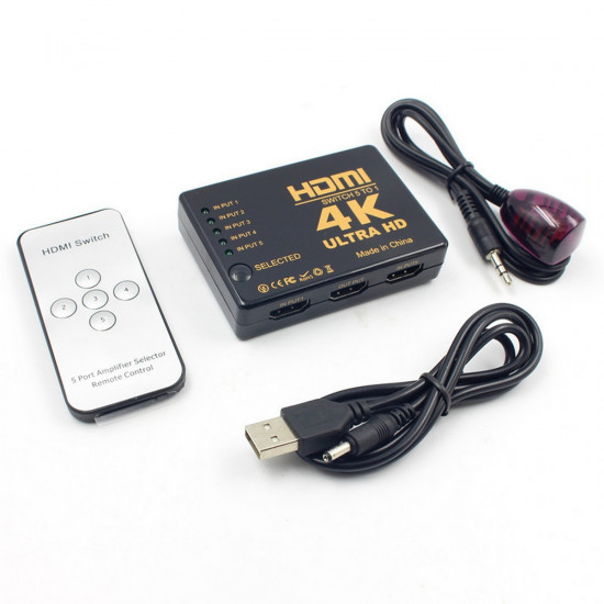 4K HDMI Switch - 5 in 1 out 4K HDMI Switch - 5 in 1 out