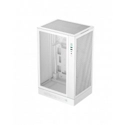 DeepCool CH270 Digital Portable High-Airflow M-ITX / M-ATX Case - White