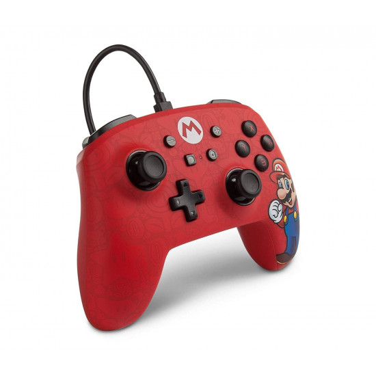 Nintendo Switch Enhanced Wired Controller - Mario Nintendo Switch Enhanced Wired Controller - Mario